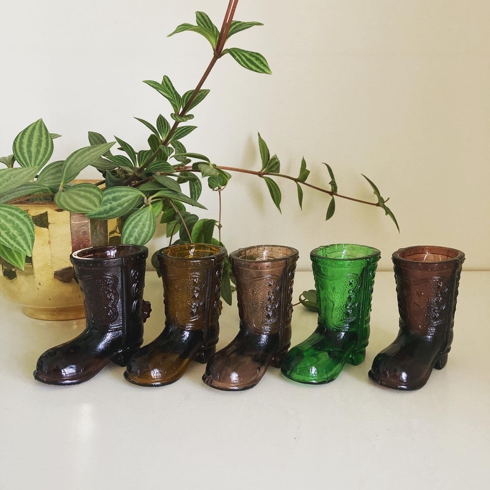 Set of (5) Boot Shot Glasses